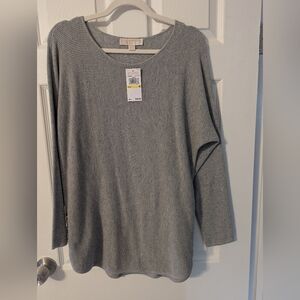 Michael Kors Gray Long Sleeve Tunic